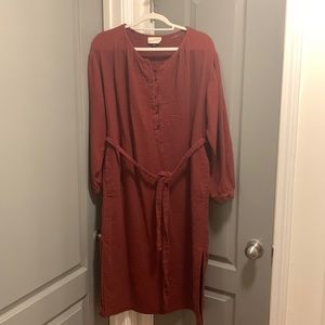 Universal Thread Balloon Sleeve Shirt Dress-Size L